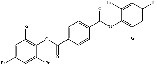 bis(2,4,6-tribromophenyl) terephthalate Structure