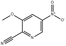 3-Methoxy-5-nitropicolinonitrile Structure