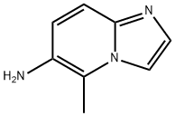 이미다조[1,2-a]피리딘-6-아민,5-메틸- 구조식 이미지