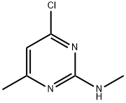 4-CHLORO-N,6-DIMETHYLPYRIMIDIN-2-AMINE 구조식 이미지