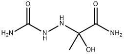 Hydrazinecarboxamide,  2-(2-amino-1-hydroxy-1-methyl-2-oxoethyl)-  (9CI) Structure