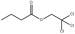 2,2,2-TRICHLOROETHYL BUTYRATE Structure