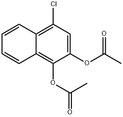 4-Chloro-1,2-naphthalenediol diacetate Structure