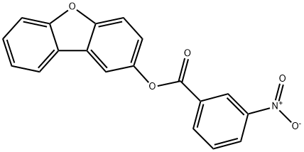 2-디벤조푸라놀,3-니트로벤조에이트(9CI) 구조식 이미지