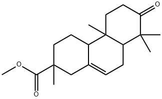 1,2,3,4,4a,4b,5,6,7,8,8a,9-Dodecahydro-2,4b,8,8-tetramethyl-7-oxo-2-phenanthrenecarboxylic acid methyl ester 구조식 이미지