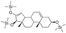 실란,[[(3beta,17beta)-androsta-5,15-diene-3,16,17-triyl]tris(oxy)]tris[trimethyl- 구조식 이미지