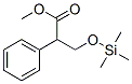 Benzeneacetic acid, alpha-[[(trimethylsilyl)oxy]methyl]-, methyl ester Structure