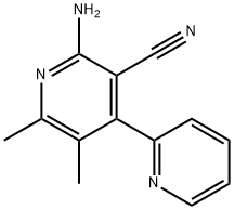 [2,4-Bipyridine]-3-carbonitrile,2-amino-5,6-dimethyl-(9CI) 구조식 이미지