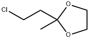 1,3-Dioxolane,  2-(2-chloroethyl)-2-methyl- Structure