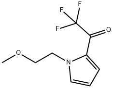 Ethanone, 2,2,2-trifluoro-1-[1-(2-methoxyethyl)-1H-pyrrol-2-yl]- (9CI) 구조식 이미지