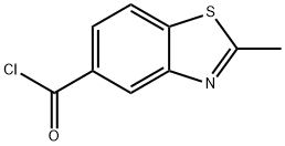 5-벤조티아졸카르보닐클로라이드,2-메틸-(9CI) 구조식 이미지