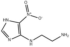 1,2-Ethanediamine,  N-(5-nitro-1H-imidazol-4-yl)-  (9CI) Structure