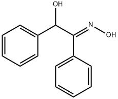 (E)-2-hydroxy-1,2-diphenylethan-1-one oxime Structure
