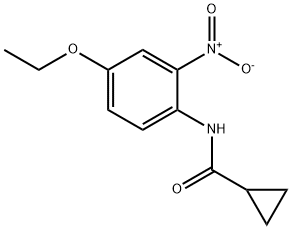 Cyclopropanecarboxamide, N-(4-ethoxy-2-nitrophenyl)- (9CI) Structure