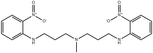 N-메틸-N'-(2-니트로페닐)-N-[3-[(2-니트로페닐)아미노]프로필]프로판-1,3-디아민 구조식 이미지