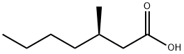 (R)-3-METHYLHEPTANOIC ACID Structure