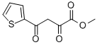 2,4-DIOXO-4-THIOPHEN-2-YL-BUTYRIC ACID METHYL ESTER Structure