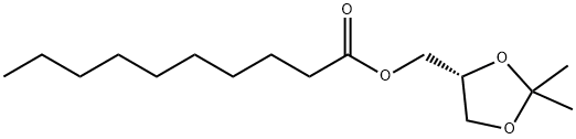 1,2-isopropylidene-3-decanoylglycerol Structure