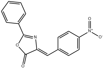 (Z)-4-(4-Nitrobenzylidene)-2-phenyloxazol-5(4H)-one Structure