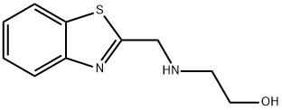 Ethanol, 2-[(2-benzothiazolylmethyl)amino]- (9CI) Structure