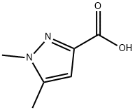 1,5-DIMETHYL-1H-PYRAZOLE-3-CARBOXYLIC ACID 구조식 이미지