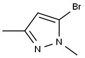 5-브로모-1,3-디메틸-1H-피라졸 구조식 이미지