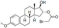 16알파-브로모아세톡시에스트라디올-3-메틸에테르 구조식 이미지