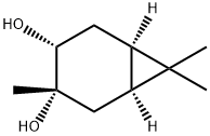 [1S-(1alpha,3alpha,4alpha,6alpha)]-3,7,7-trimethylbicyclo[4.1.0]heptane-3,4-diol Structure