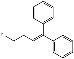 1,1'-(4-chloro-1-butenylidene)bisbenzene 구조식 이미지