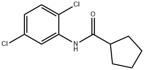 Cyclopentanecarboxamide, N-(2,5-dichlorophenyl)- (9CI) Structure