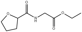 ETHYL (TETRAHYDRO-FURAN-2-CARBONYL)-AMINO-ACETATE Structure