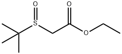 ethyl [(1,1-dimethylethyl)sulphinyl]acetate Structure