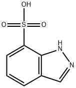 7-(1H)INDAZOLE SULFONIC ACID Structure