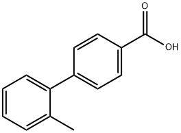 2'-METHYLBIPHENYL-4-CARBOXYLIC ACID 구조식 이미지