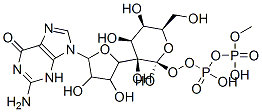 [(2R,3R,4R,5R)-5-(2-amino-6-oxo-3H-purin-9-yl)-3,4-dihydroxy-oxolan-2-yl]methoxy-[hydroxy-[(2R,3R,4S,5R,6R)-3,4,5-trihydroxy-6-(hydroxymethyl)oxan-2-yl]oxy-phosphoryl]oxy-phosphinic acid 구조식 이미지