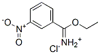 alpha-ethoxy-m-nitrobenzylideneammonium chloride 구조식 이미지