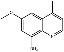 6-메톡시-4-메틸-퀴놀린-8-일라민 구조식 이미지