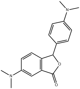 6-(dimethylamino)-3-[4-(dimethylamino)phenyl]phthalide Structure