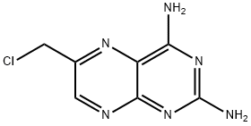 2,4-디아미노-6-클로로메틸프테리딘 구조식 이미지