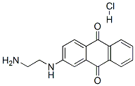2-[(2-aminoethyl)amino]anthraquinone, monohydrochloride Structure