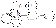 Cyclopenta-1,3-dienide, 1,4-diphenyl-5-quinolinium-2,3-(naphtha-1,8-di yl)-, inner salt Structure