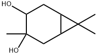 3,7,7-trimethylbicyclo[4.1.0]heptane-3,4-diol Structure