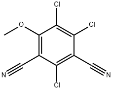 2,4,5-Trichloro-6-methoxyisophthalonitrile Structure