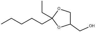 2-Ethyl-2-pentyl-1,3-dioxolane-4-methanol Structure