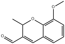 8-Methoxy-2-methyl-2H-1-benzopyran-3-carbaldehyde 구조식 이미지