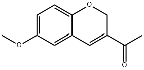 1-(6-METHOXY-2H-CHROMENE-3-YL)ETHAN-1-ONE 구조식 이미지