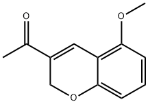 3-Acetyl-5-methoxy-2H-1-benzopyran Structure