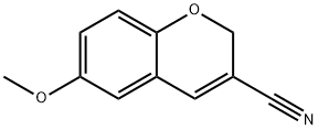 6-METHOXY-2H-CHROMENE-3-CARBONITRILE 구조식 이미지