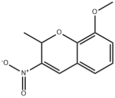 8-Methoxy-2-methyl-3-nitro-2H-1-benzopyran Structure