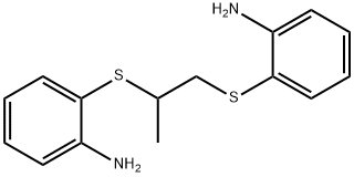 2,2'-[(1-methylethylene)bis(thio)]dianiline Structure